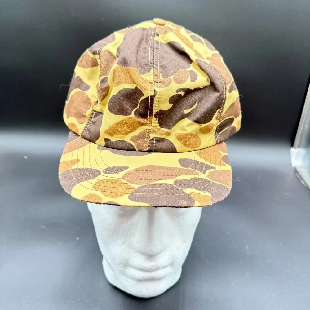 Vintage Gore-tex Thinsulate 3M Duck Waterfowl Camo Hunting Cap Hat Mens Size L
